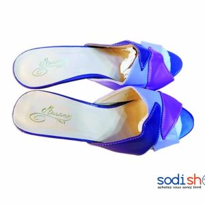 Chaussure à Talon Pour Femme Couleur Violet KS0009