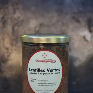 Lentilles cuisinées