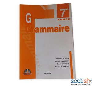 Livre de Grammaire 7eme année Collection Djoliba LB0091