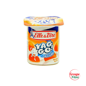 YAOURT YAGGO ABRICOT 125G ELLE & VIRE- FTM00228