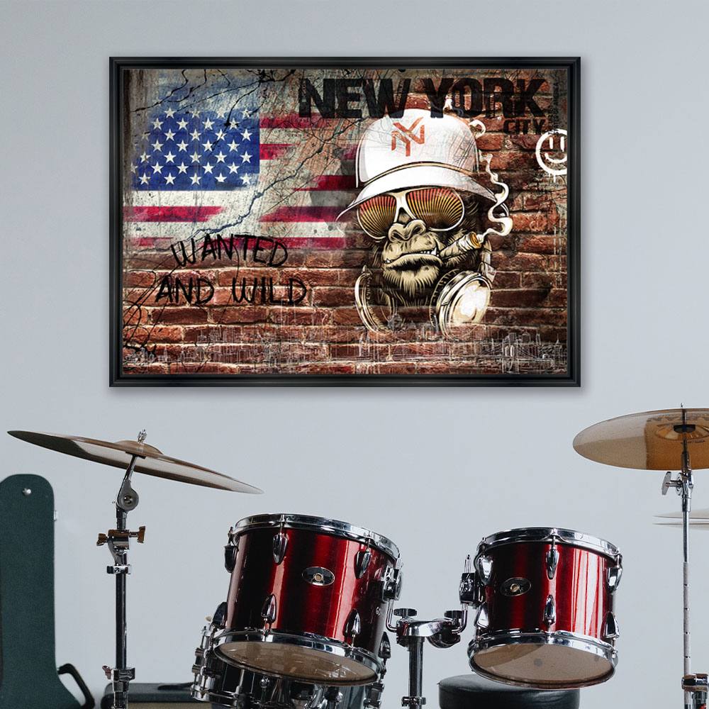 Tableau Rubix Gorilla NYC 48×68 cm – Image 2