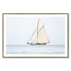 Tableau Mathieu Rivrin Bateau Blanc 82x122cm