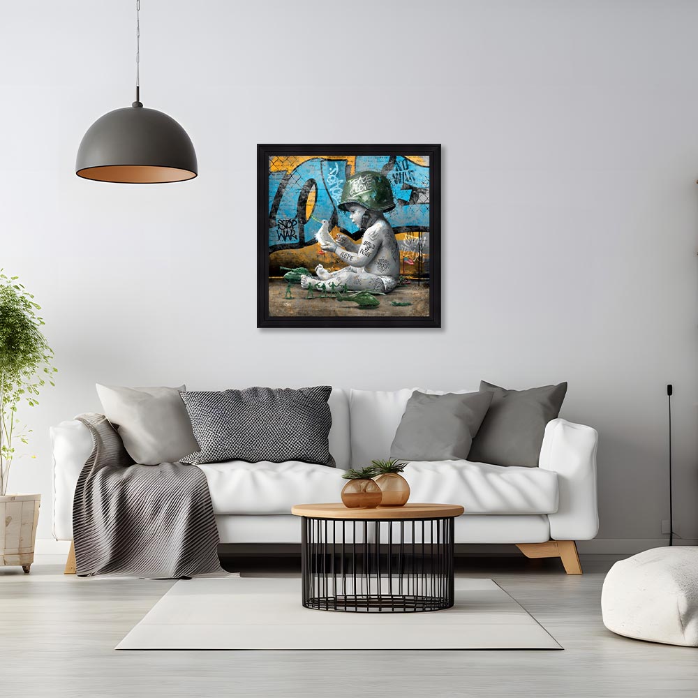 Cadre le Petit Soldat Romaric 71x71cm – Image 2