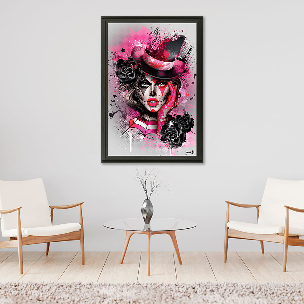 Tableau Leandra Red Sarah B. 51x71cm – Image 2