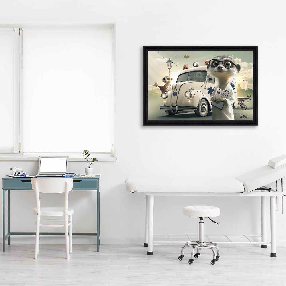 Tableau Ambulancier Sylvain Binet 63x83cm – Image 2