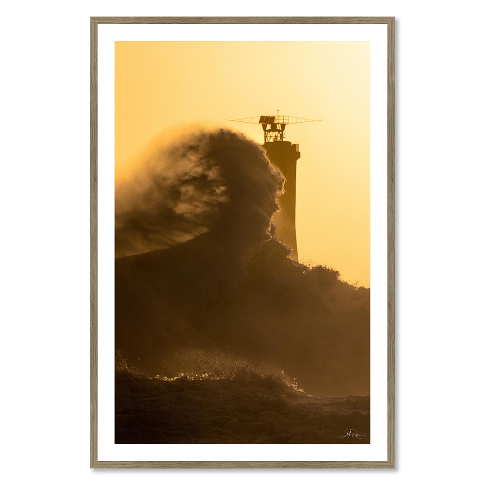 Tableau Mathieu Tempête à Ouessant 82x122cm