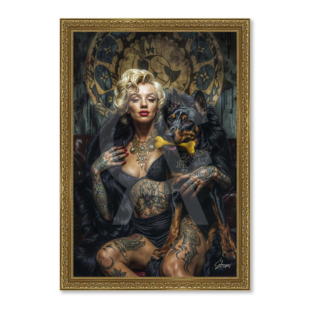 Tableau Dog Sitter A.Granger 69x99cm