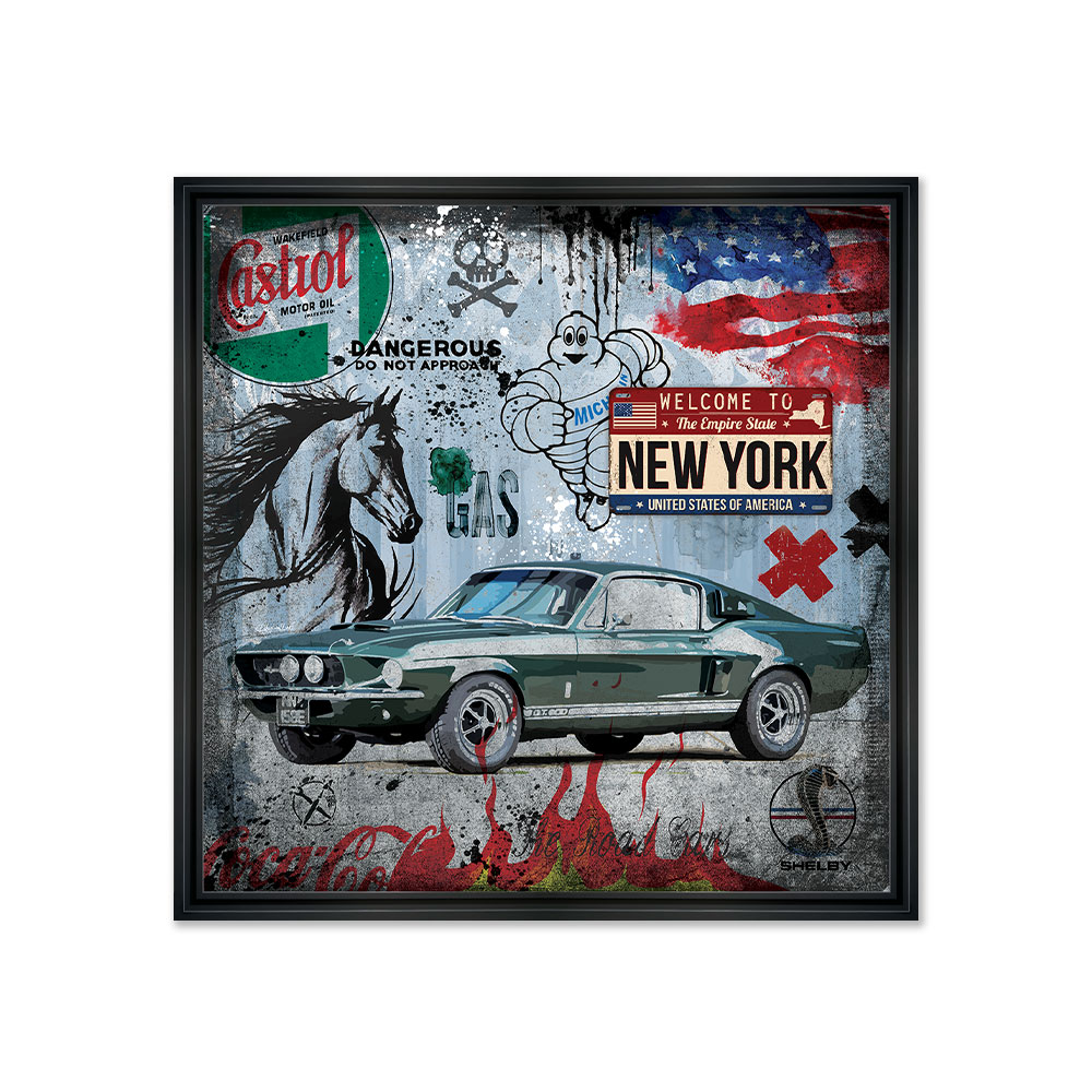 Tableau GT500 Green Rubix 48×48 cm