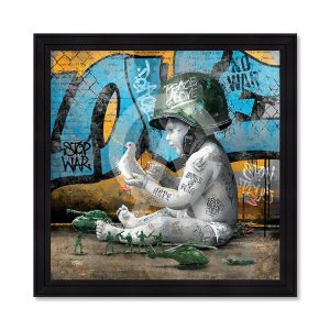 Cadre le Petit Soldat Romaric 71x71cm