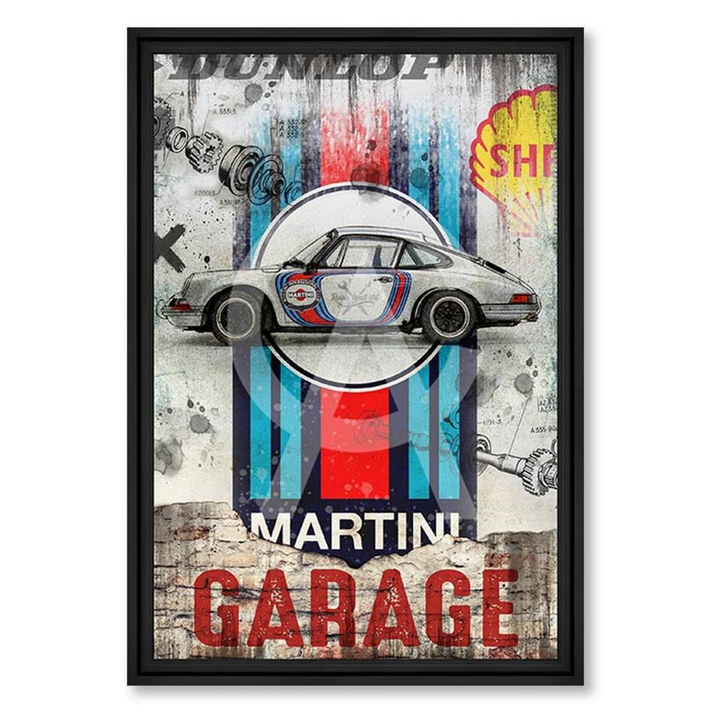 Tableau Rubix Martini Garage 88x128cm