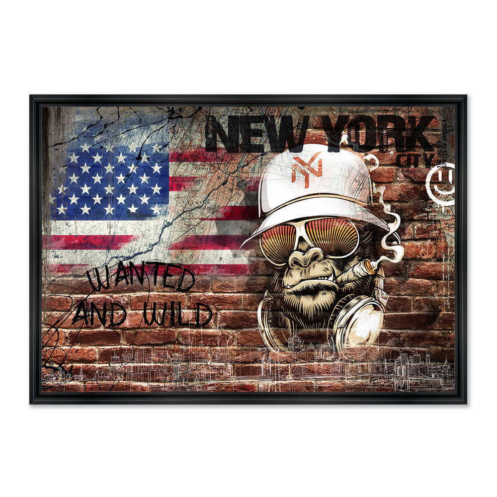 Tableau Rubix Gorilla NYC 48×68 cm