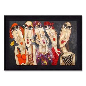 Tableau Tenues de Soirée Martine Gonnin 53×73 cm