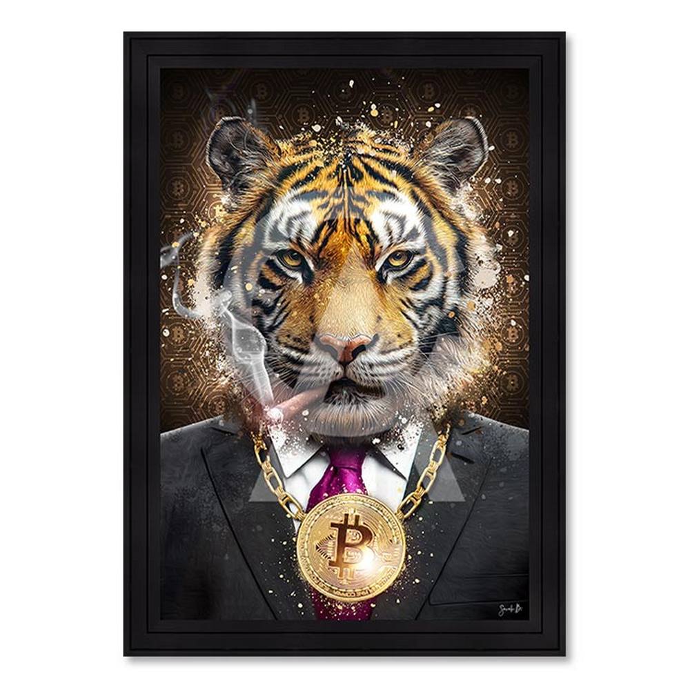 Cadre Tiger Boss Sarah B 71x101cm