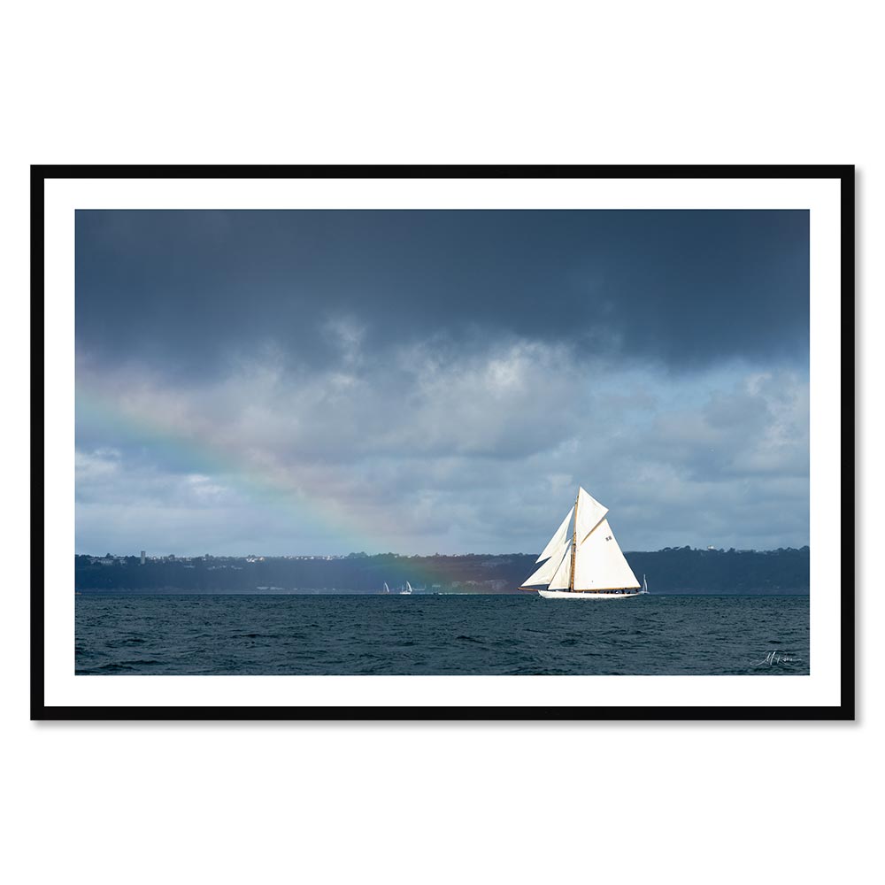 Cadre Photo Voilier Rade de Brest 62x92cm – Image 2