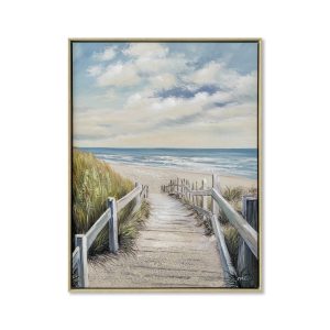 Toile Ponton de Plage 62.5×82.5cm